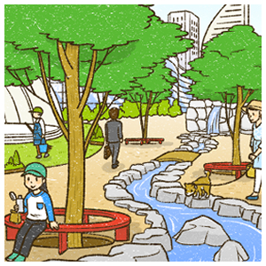 公園のイラスト